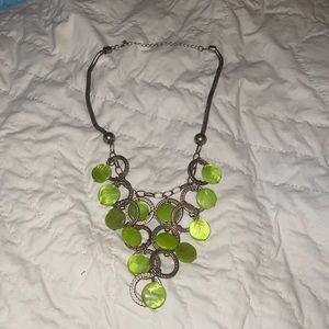 Green Jeweled Necklace